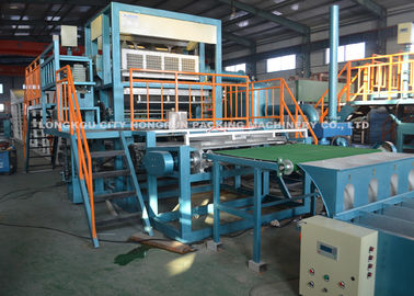 Recycled Waste Paper Egg Tray Machine , Full Automatic Pulp Molding Egg Box Making Machine